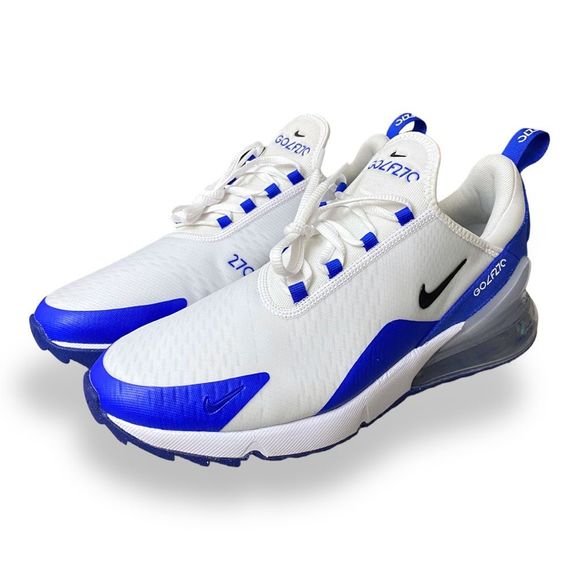 Nike Other - Nike Air Max 270 G Mens Golf Shoes White Racer Blue CK6483-106 size 12 New